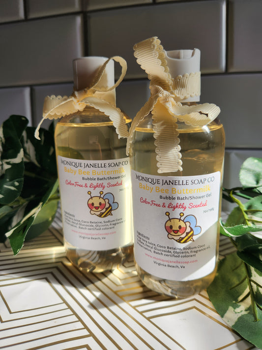 "Baby Bee Buttermilk" Bubble Bath/Shower Gel